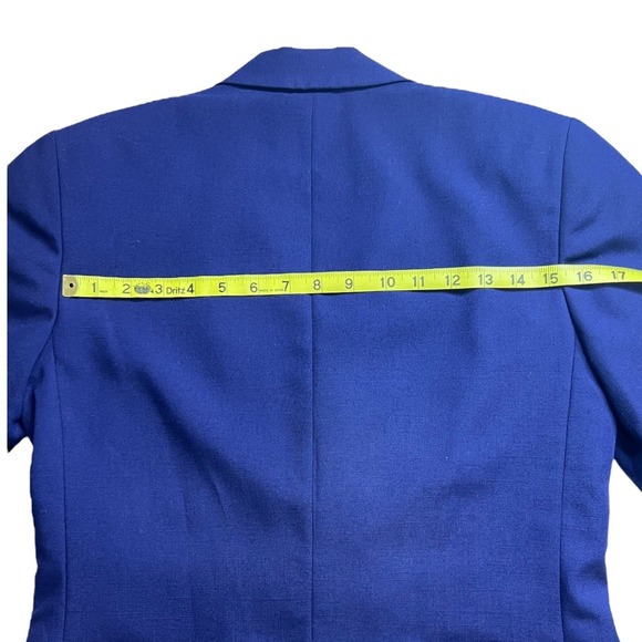 VTG Pendleton Classic Women's Blazer SZ 6 Blue Short Sleeve Double Breasted USA - Picture 12 of 14